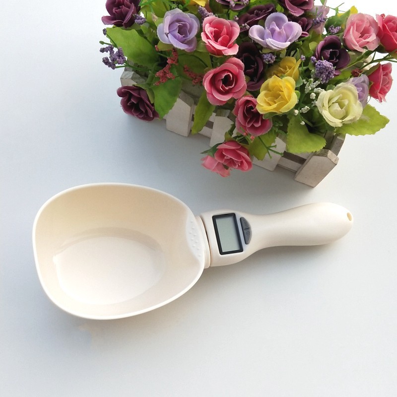 Cat food dog food electronic weighing spoon feeding measuring spoon scale shovel scientific feeding quantitative diet pet measuring cup