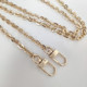 Light Gold + full length 60cm finished chain (ferroalloy chain)