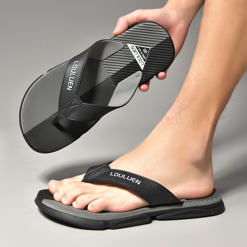 Summer Men's Flip-flops EVA Sandals Non-slip Household Thick-soled Rubber Sports Slippers Men's Outdoor Sandals