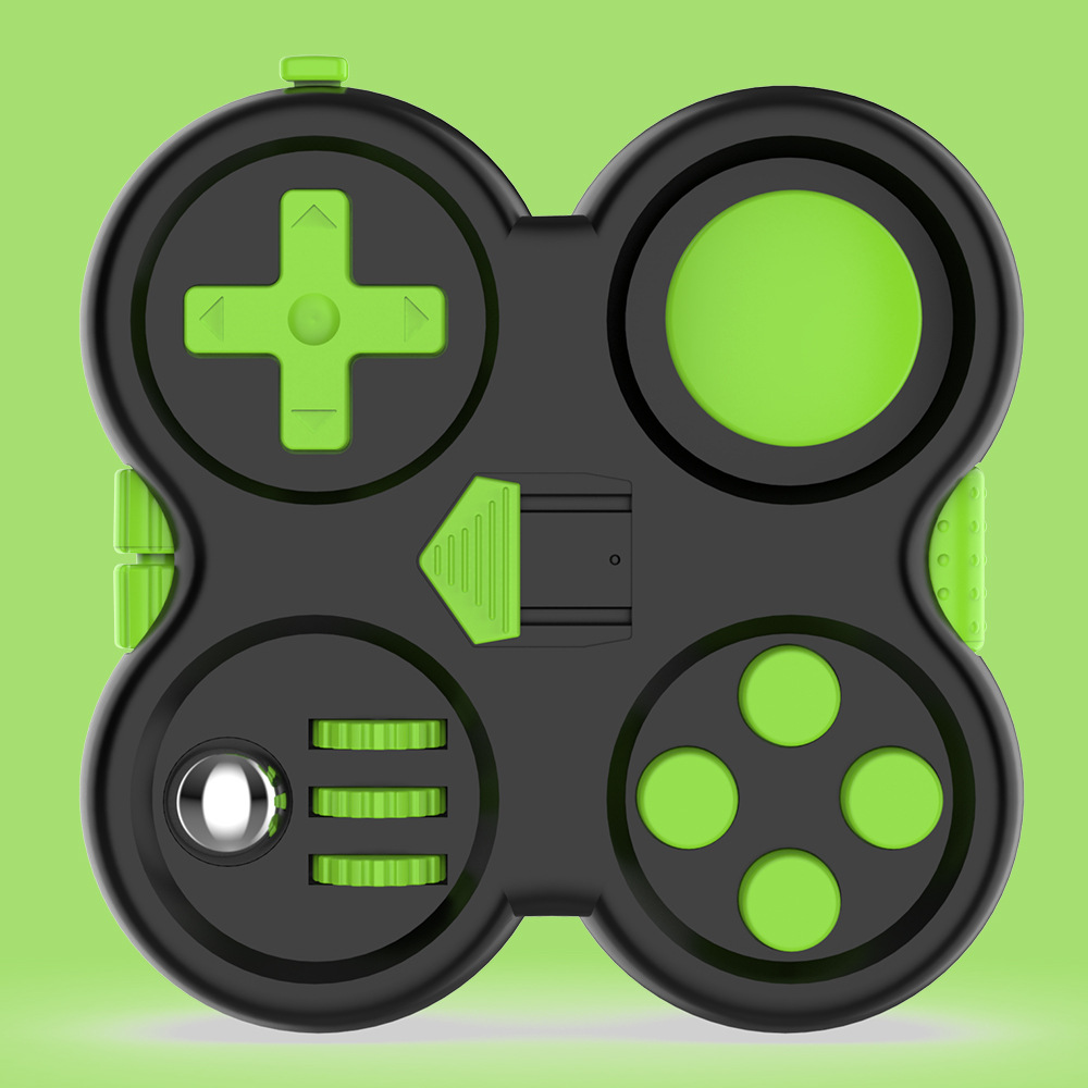 FT04F four leaf decompression handle Rubik's Cube Fidget pad decompression toy set bubble music decompression Rubik's Cube