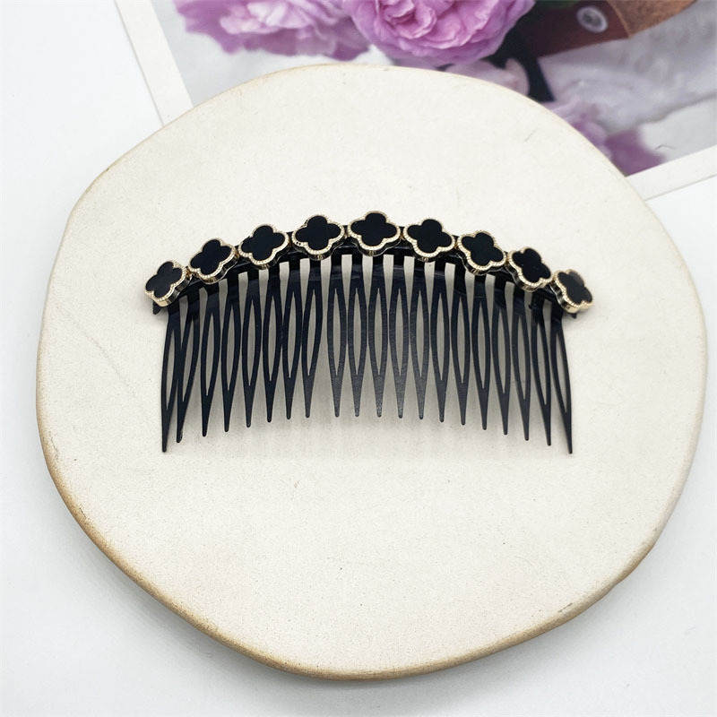 Internet Celebrity New Style Hair Comb Black Bangs Comb Hair Clip Broken Hair Finishing Artifact for Women Back of Head Comb Hair Clip Headwear