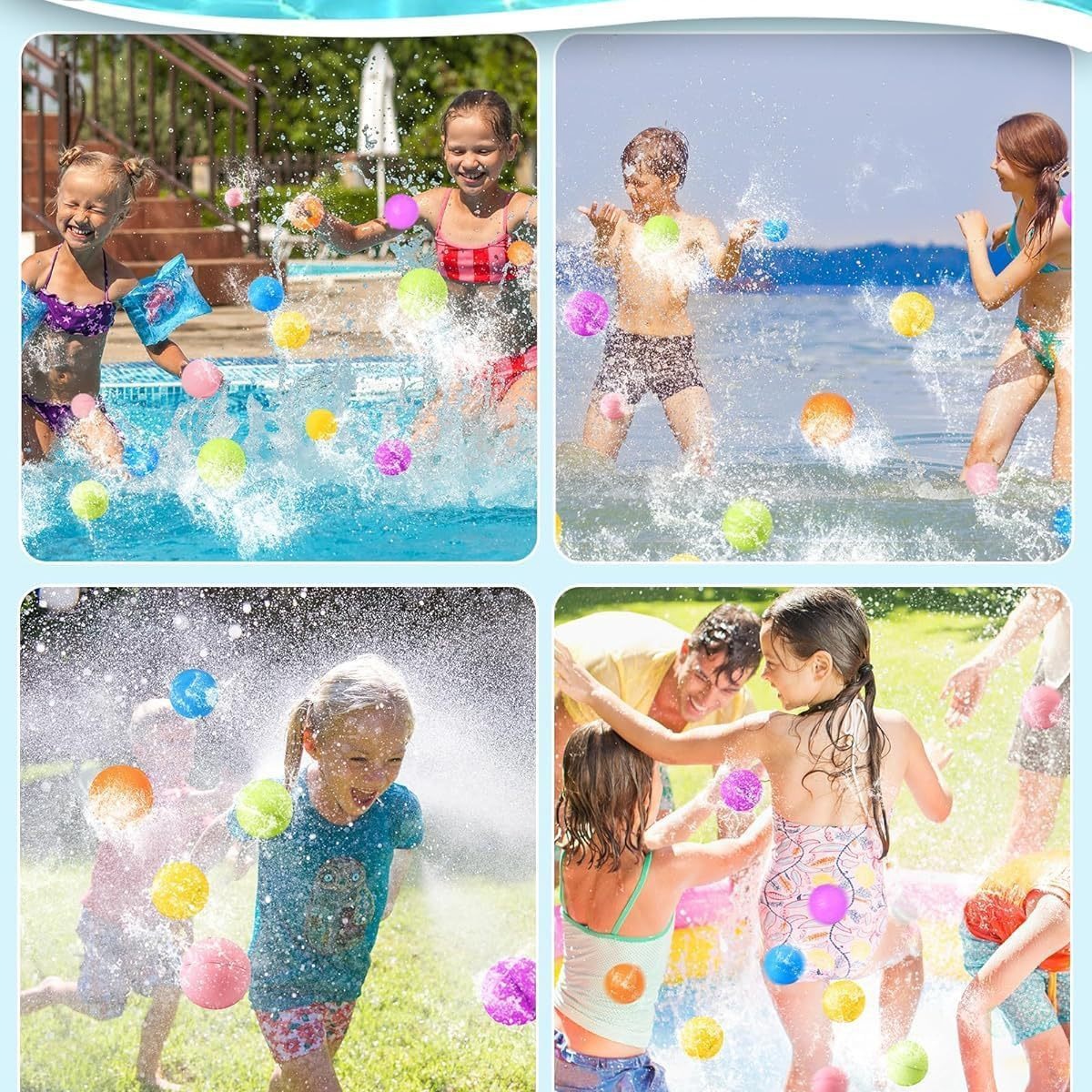 Amazon Explosions Repeatable Silicone Magnetic Water Polo Silicone Water Polo Toy Decompression Silicone Magnetic Water Polo Toy