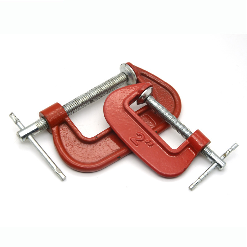 G-type woodworking clamp C- type clamp metal woodworking clamping tool strong fixing clamp European-style light fast fixing clamp