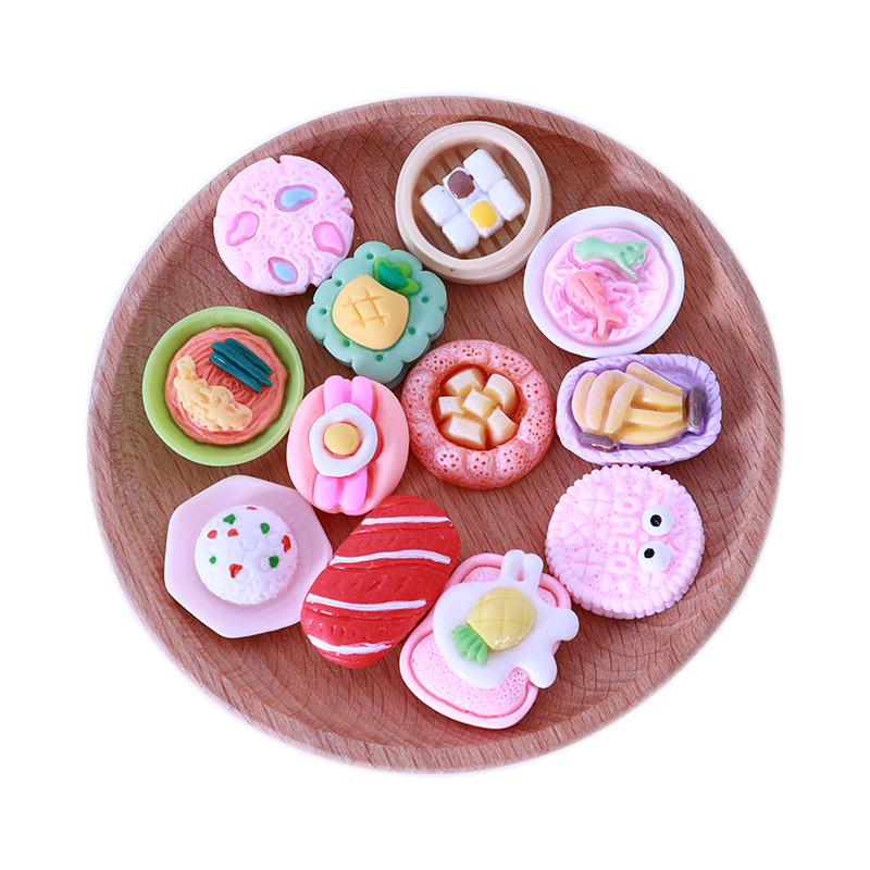 Simulation food play miniature mini food model cream glue diy jewelry mobile phone shell accessories resin accessories ornaments