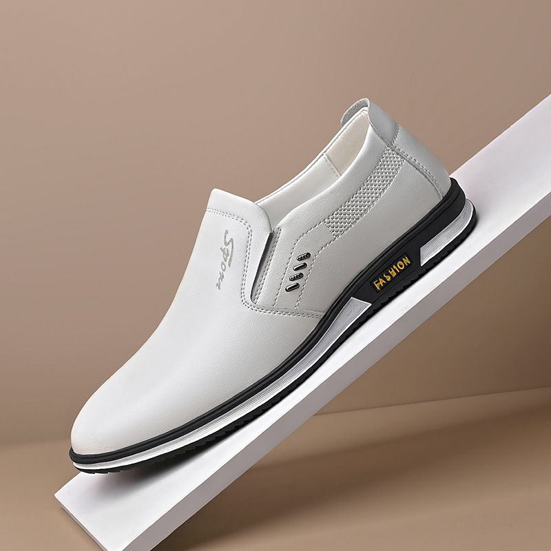 Business leather shoes men's casual shoes formal single-layer shoes manufacturers supply work shoes fashion trendy black leather shoes men's leather shoes