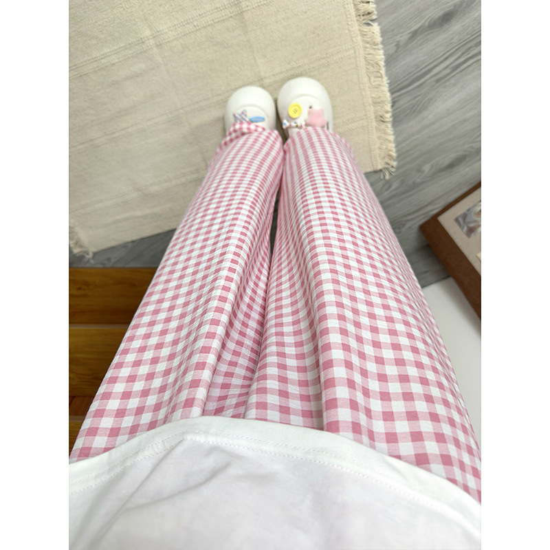 Korean Style Instagram Style Cotton Pajama Pants_voghion.com