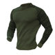 Cross-border foreign trade high-quality 2023 Autumn New waffle printing men's pullover base color matching sweater in stock