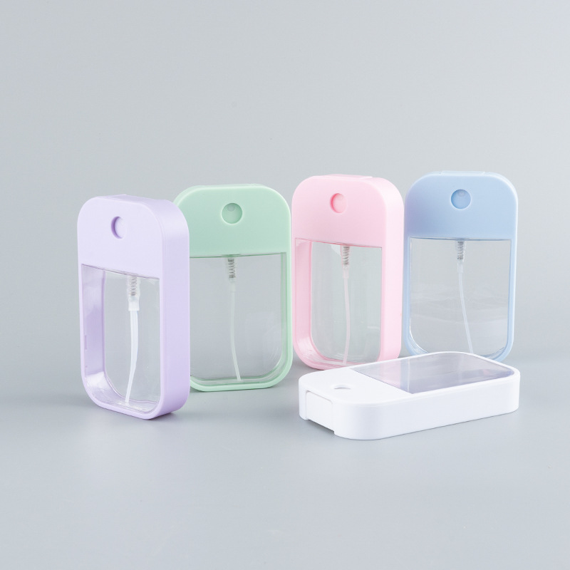 45ml card type framed perfume travel portable color spray bottle PETG Apple Square split bottle