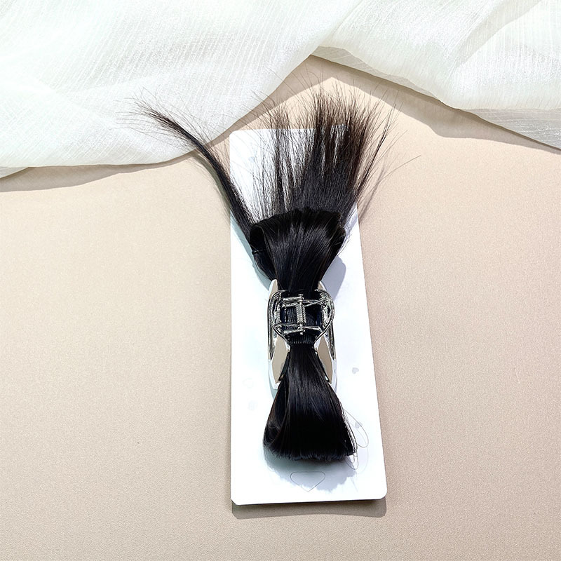 Vistas spalvu atspoles galvas loks Parūka, satvērēja saspraude Hot Girl Chicken Coop matu sprādze Sieviešu galvas aizmugures spalvu haizivis_voghion.com