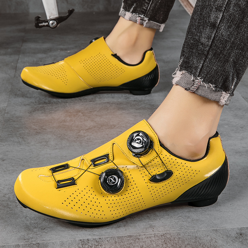 New road bike lock shoes men's and Women's Flat bicycle shoes autumn ...