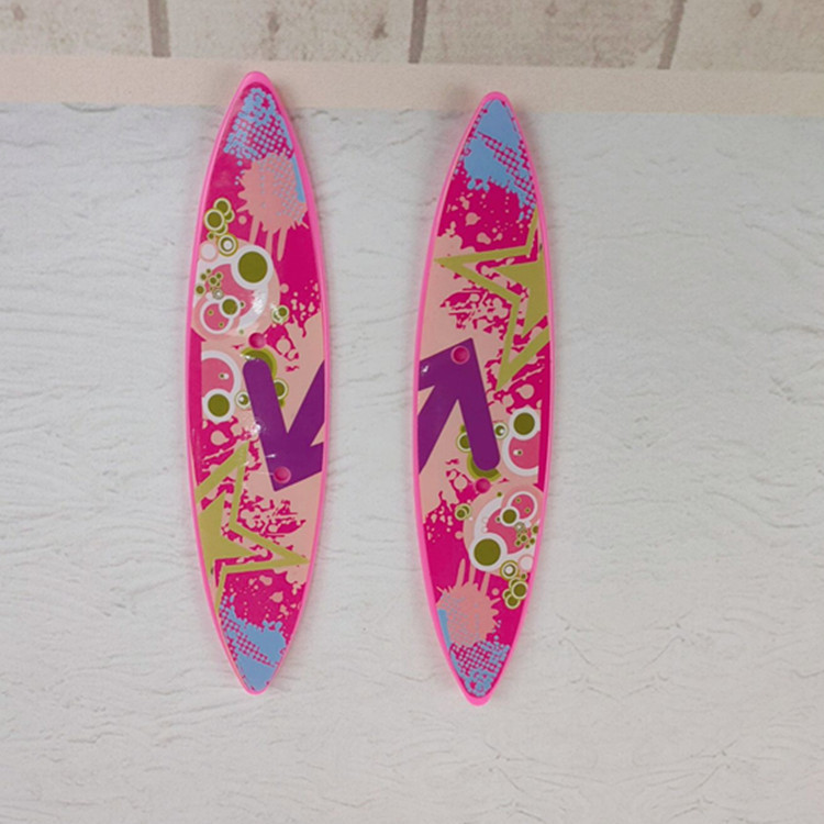 Bobby Doll Toy Accessories Large Skateboard Water Skate Surfboard Changeable Sticker 18cm