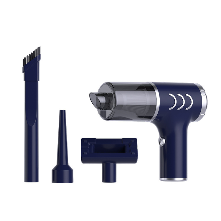 New handheld wireless vacuum cleaner household vehicle-mounted large suction ultra-quiet strong suction blowing dual-use handheld vacuum cleaner
