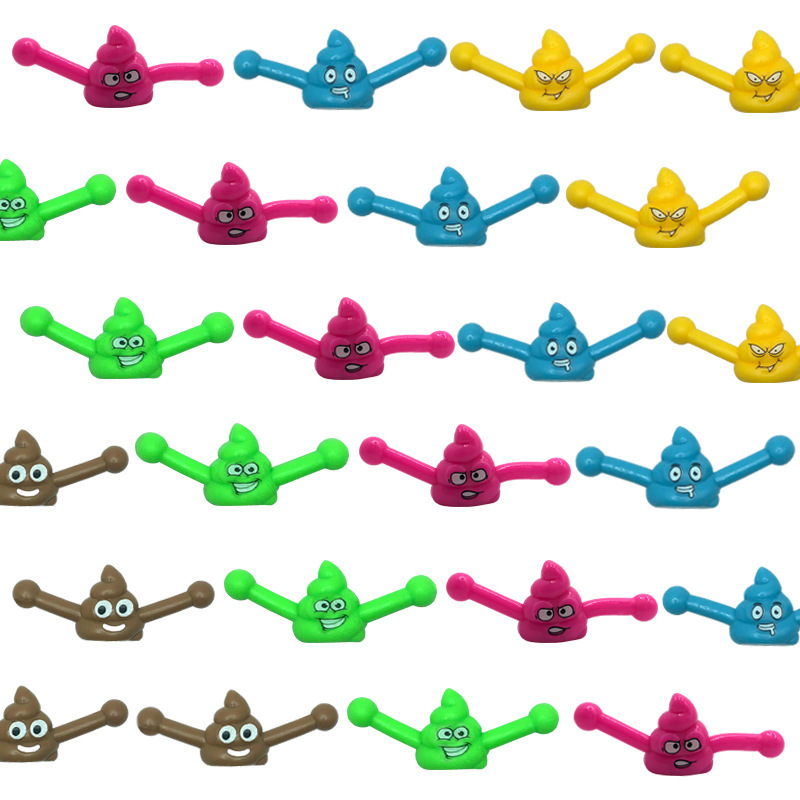 Tiktok popular catapult poop slingshot stool tpr vent trick funny novelty children funny toy