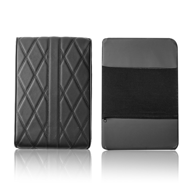 Cross-border car armrest box pad leather memory foam thickened armrest pad Universal center console elbow booster pad