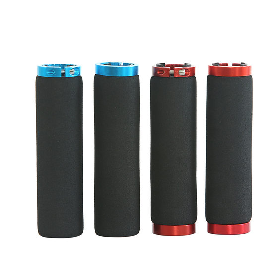 Bicycle sponge handle cover unilateral bilateral lock mountain bike grip non-slip sweat-absorbing foam handle gloves