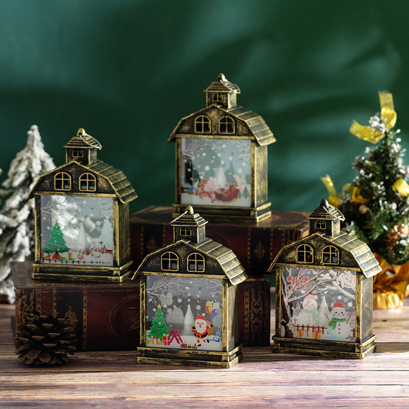 Christmas decorations retro portable night light LED ornaments Christmas tree ornaments cross-border window creative props_voghion.com