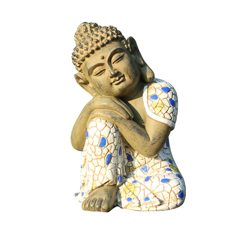 Zen Garden Buddha statue decoration Gardening Landscape landscape decoration figure sculpture decoration rockery Balcony decoration