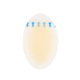 3 * 4.5CM oval piece individually packaged