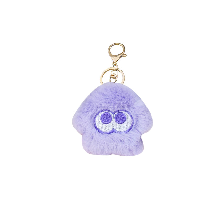 Squid Plush Pendant Spray Warrior Keychain Spraton Schoolbag Pendant Octopus Doll Doll Wholesale