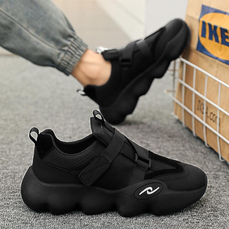 2023 Sports Casual Shoes Men's All-match Korean Men's Shoes Velcro Fashion Low-top Trendy Shoes All-match Forrest Gump Shoes