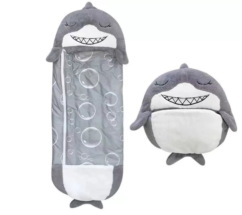 Children's Sleeping Bag Foldable Anti-kick Quilt Children's Sleeping Bag Children's Pillow Cartoon Animal Sleeping Bag