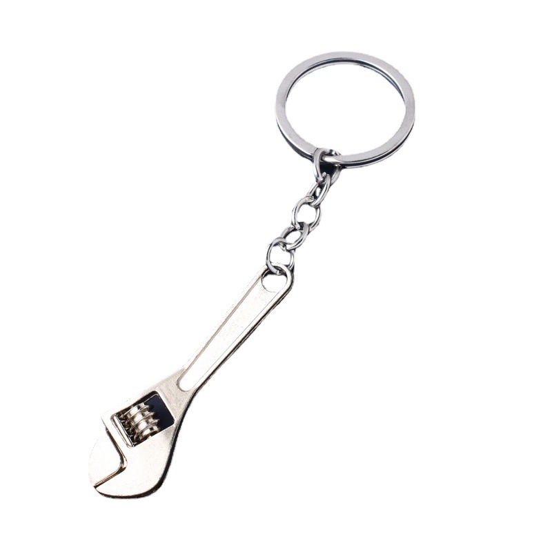 Explosive simulation tool keychain metal creative wrench screwdriver hammer Keychain Car small gift pendant
