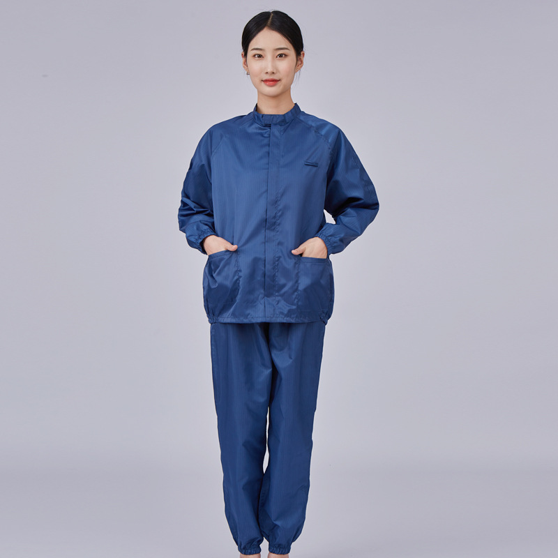 Dust-free clothing anti-static split clothes dust-proof clothing protective clothing suit men's and Women's Food Factory clothing workshop dust-proof clothing