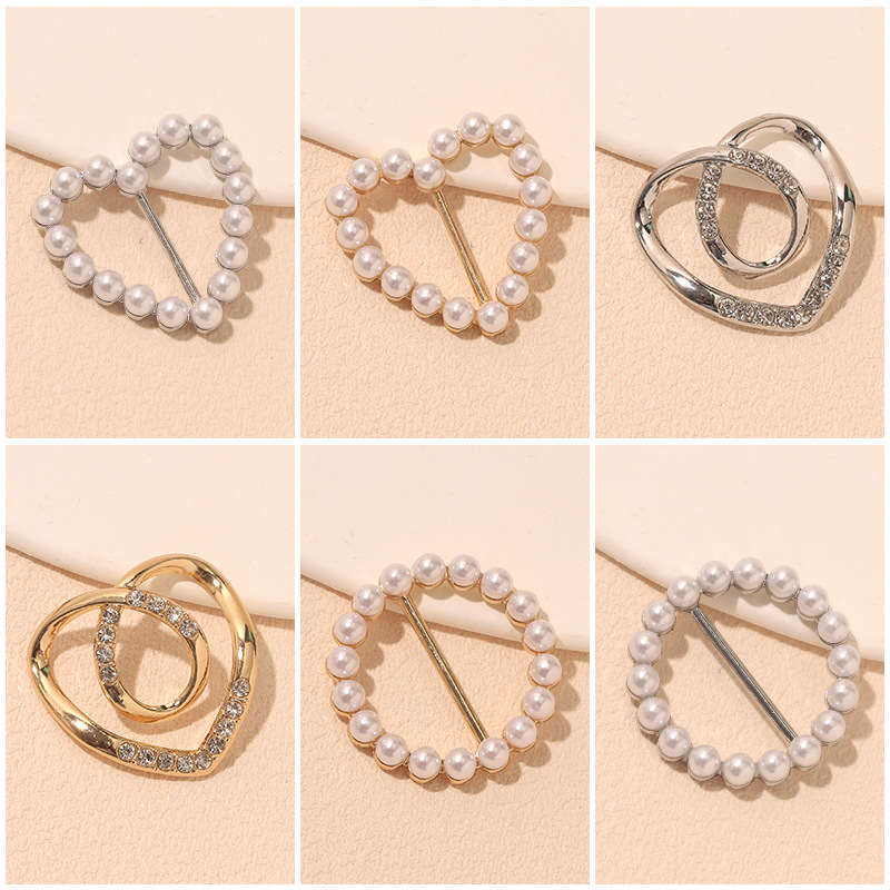 Corner Button High-end Clothes Knot Buckle Buckle Hundred Tower T-shirt Shirt Hem Fixed Decorative Silk Towel Buckle Waist Button