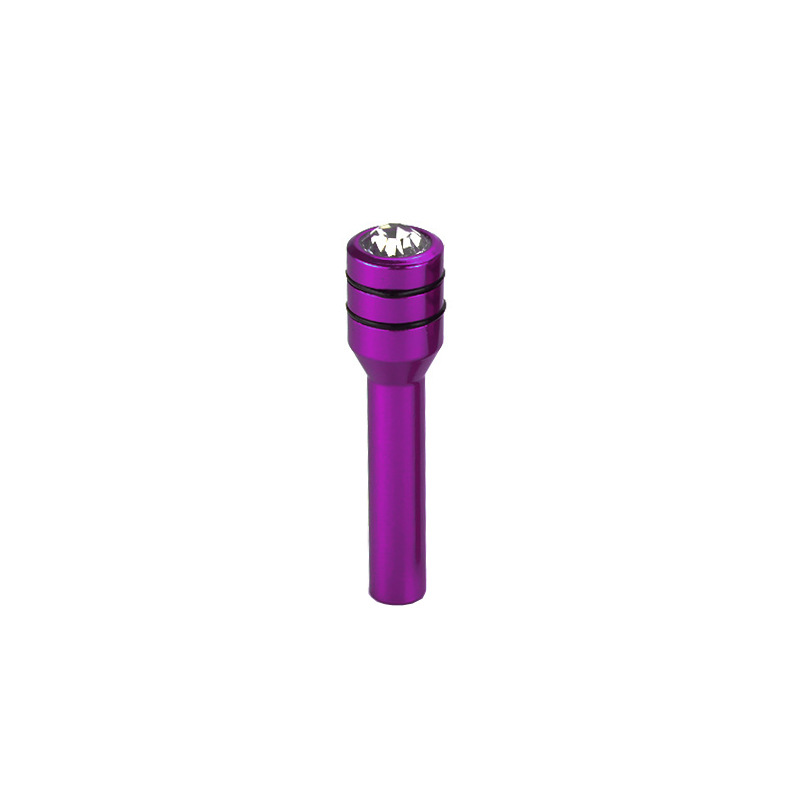New car door lift Bolt inlaid with diamond aluminum alloy car door lock car interior modification accessories
