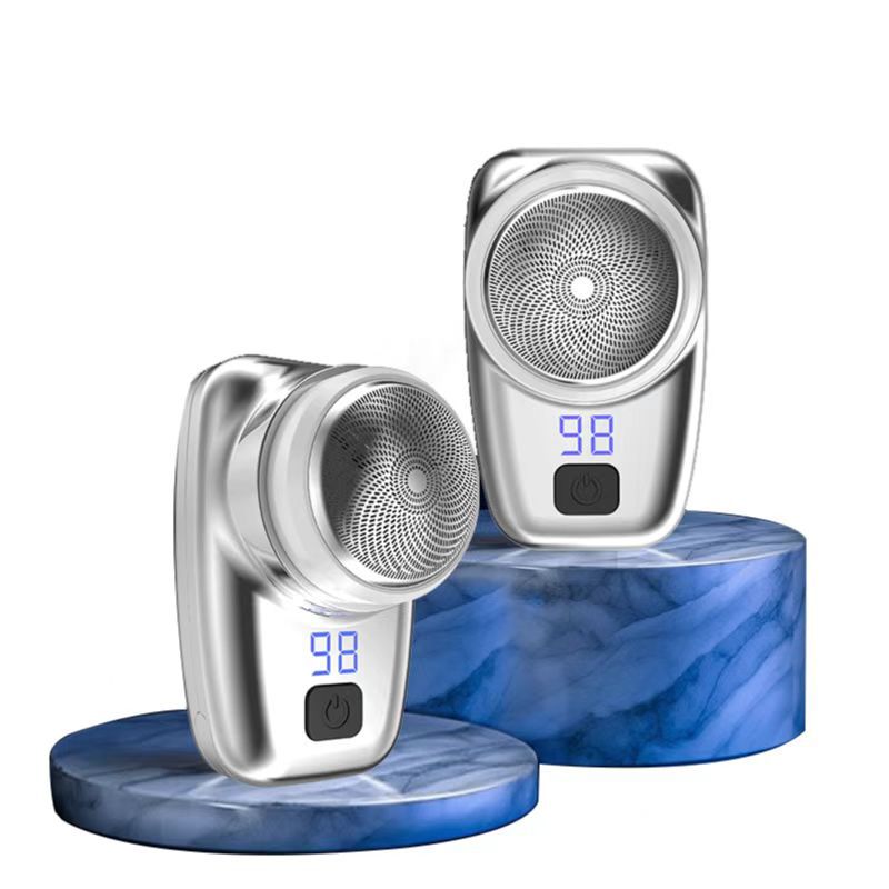 Cross-border new digital display electric shaver mini portable shaver shaver 1 hour fast charge USB interface 5V