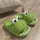New creative cartoon dinosaur slippers ladies summer indoor home thick bottom anti-slip slippers wholesale