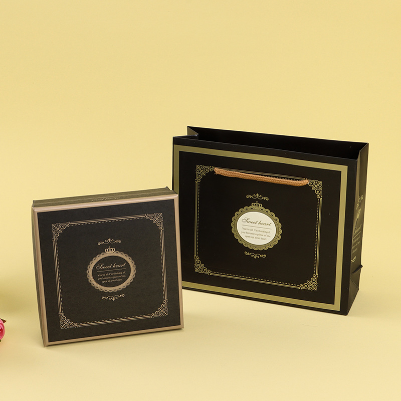Afternoon Tea Gift Box Chocolate Packaging Box Wholesale Rose Tea Packaging Box Tanabata Valentine's Day Gift Box