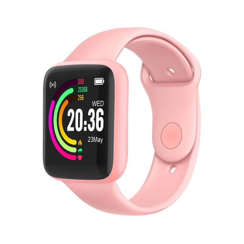 Y68 smart bracelet color screen heart rate blood pressure Bluetooth pedometer sports bracelet cross-border new D20 smart bracelet