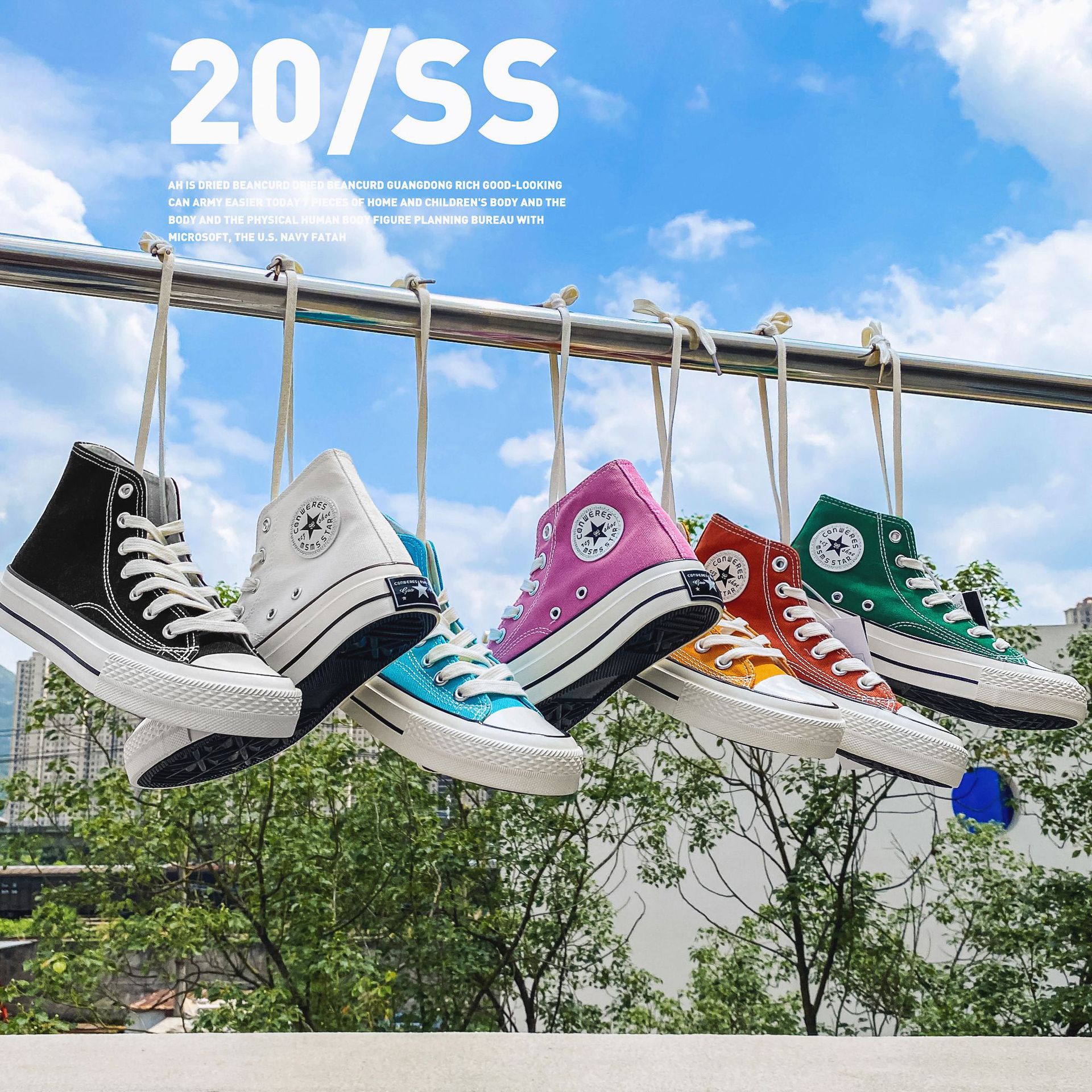 1970s high-top replica canvas shoes Harajuku ulzzang women's Korean-style ins All-match casual sneakers vulcanized shoes