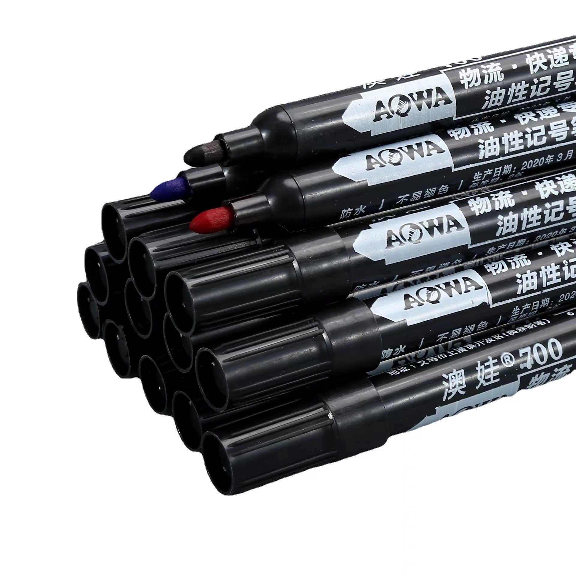 700 thickened oily marker promotion office stationery big pen logistics Mark marker pen factory outlet