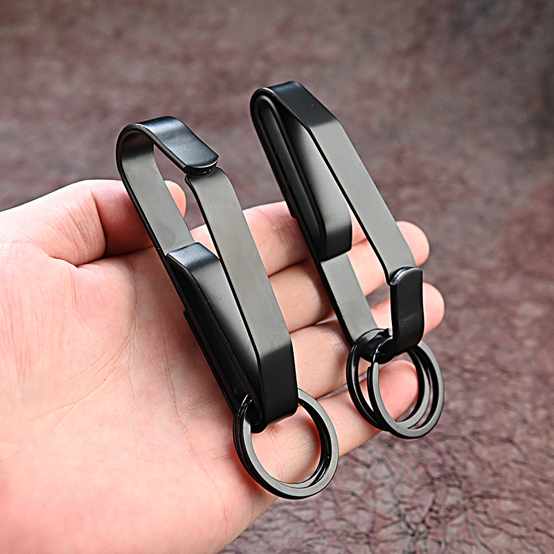 Key Clip Keychain Belt Buckle Large Size Design Compact Convenient Use Stainless Steel EDC Outdoor Hanging Buckle