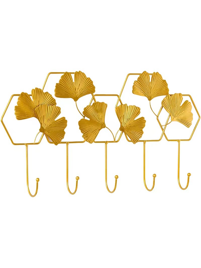 Nordic Simple Creative Entrance Entrance Hallway Clothes Hook Fitting Room Coat Rack Punch-Free Key Wall Hanging Storage