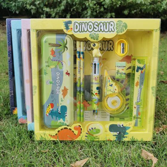 Children's Day Gift Student Stationery suit School Supplies Pencil Case Pencil Case Kindergarten Gift Animal