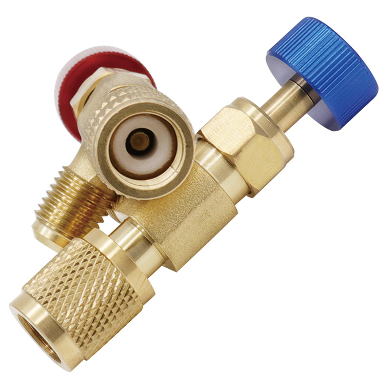 R22 air conditioning feeding safety valve R410 fluorine-free refrigerant filling joint air conditioning fluorine-added anti-freezing hand safety valve