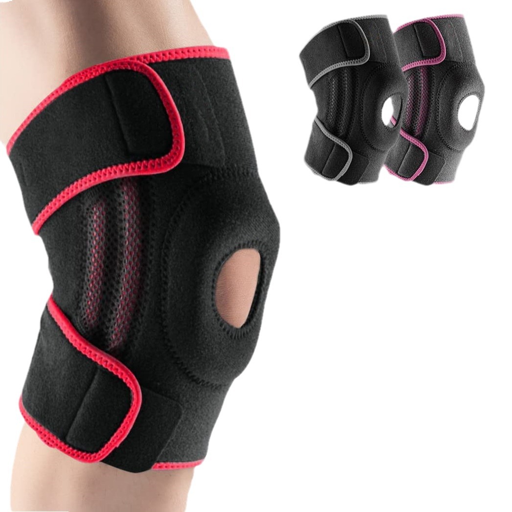 Sports silicone kneecap belt pressure protection kneecap running mountaineering breathable basketball kneecap fitness in stock factory wholesale