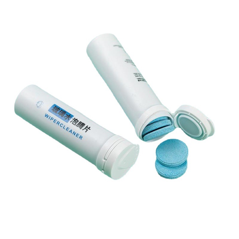 Substitute hair bottle solid wiper fine car gift glass cleaning piece cleaning agent wiper glass water effervescent piece