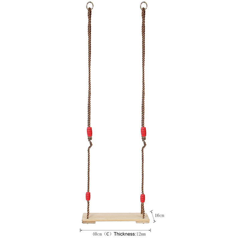 Red House Amazon indoor outdoor swing children's wooden swing medium pine two-board swing