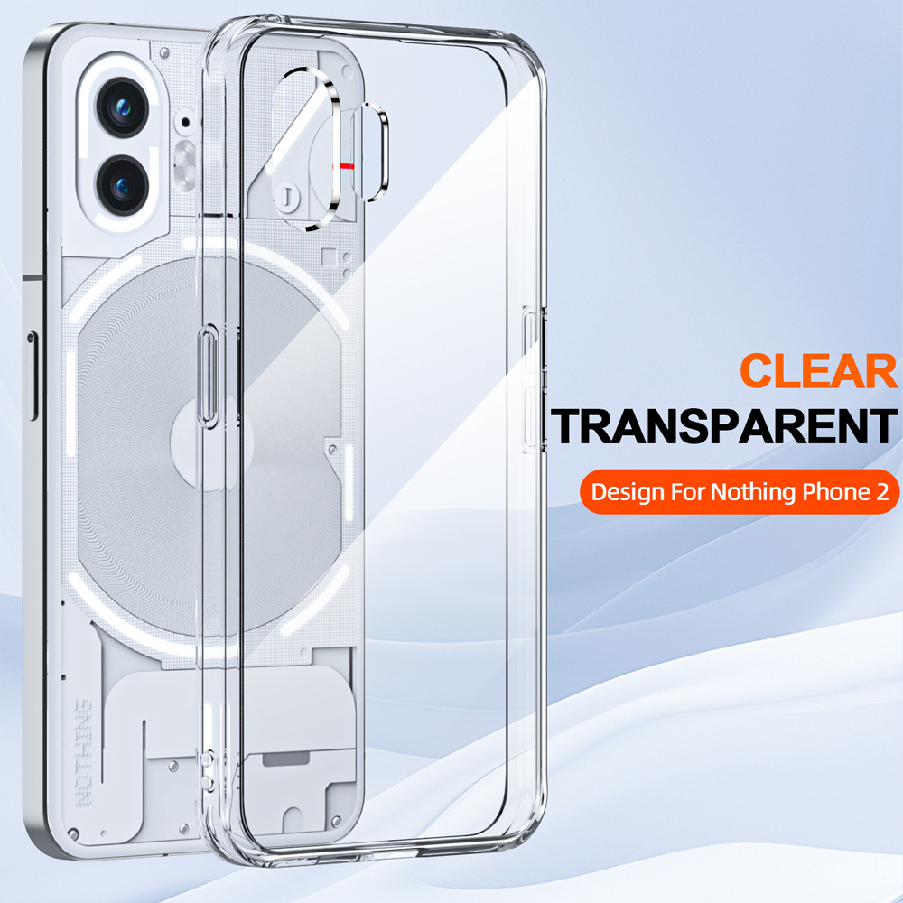 For Nothing Phone3a phone case Nothing thin transparent tpu PC case Nothing2A