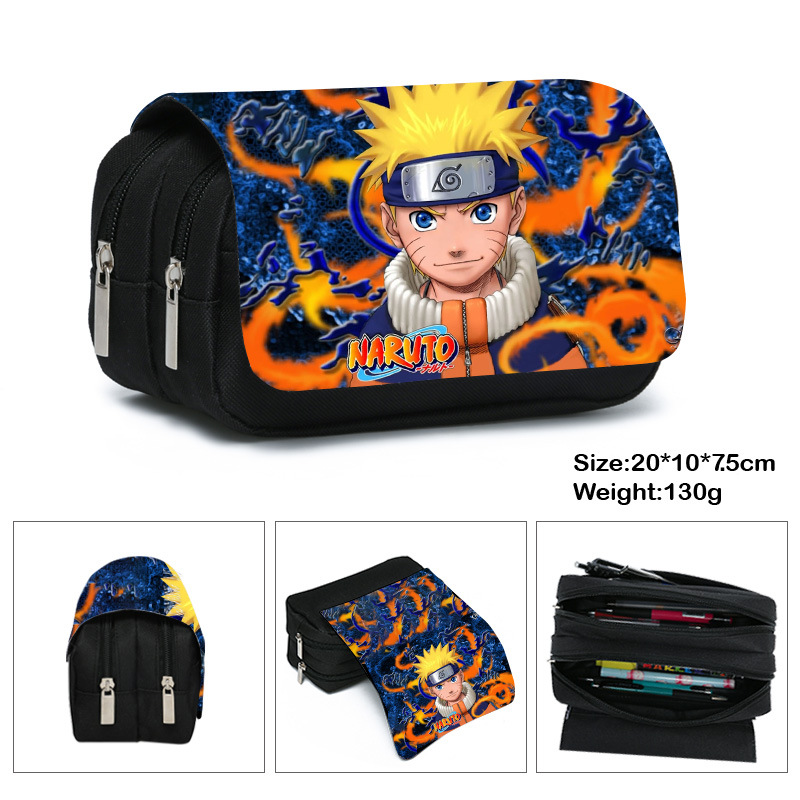 Spot naruto naruto Pencil Case Stationery Case Cartoon Pencil Case for Primary and Secondary School Students