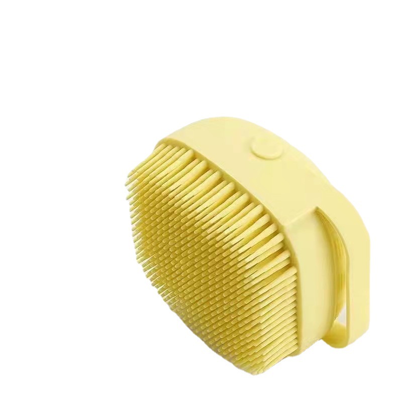 Silicone bath brush irrigation liquid baby adult scrub back towel pet massage brush Bath Shampoo brush factory wholesale