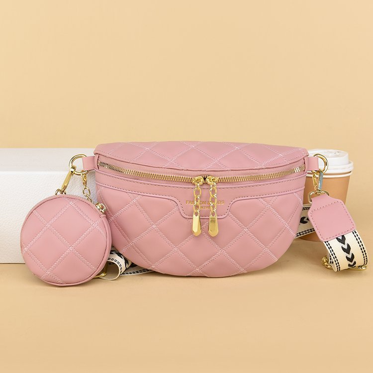 Internet Celebrity Cowhide Leather Chest Bag Women's 2022 New Fashion Crossbody Bag All-match Mengchu Waist Bag Trendy Niche Design