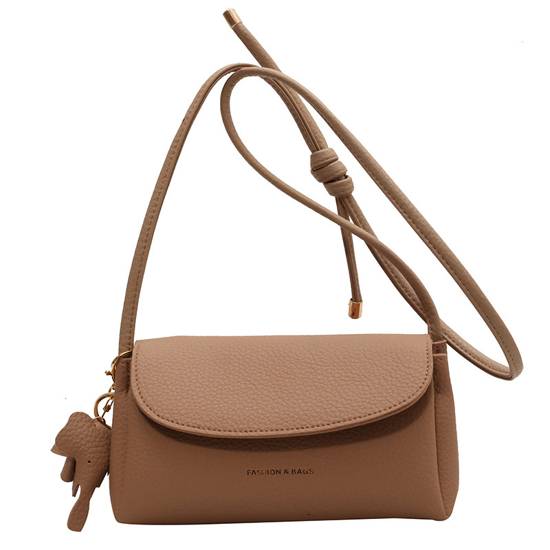 This year's popular small bag women's new trendy popular soft leather small satchel high texture niche ins single shoulder underarm bag