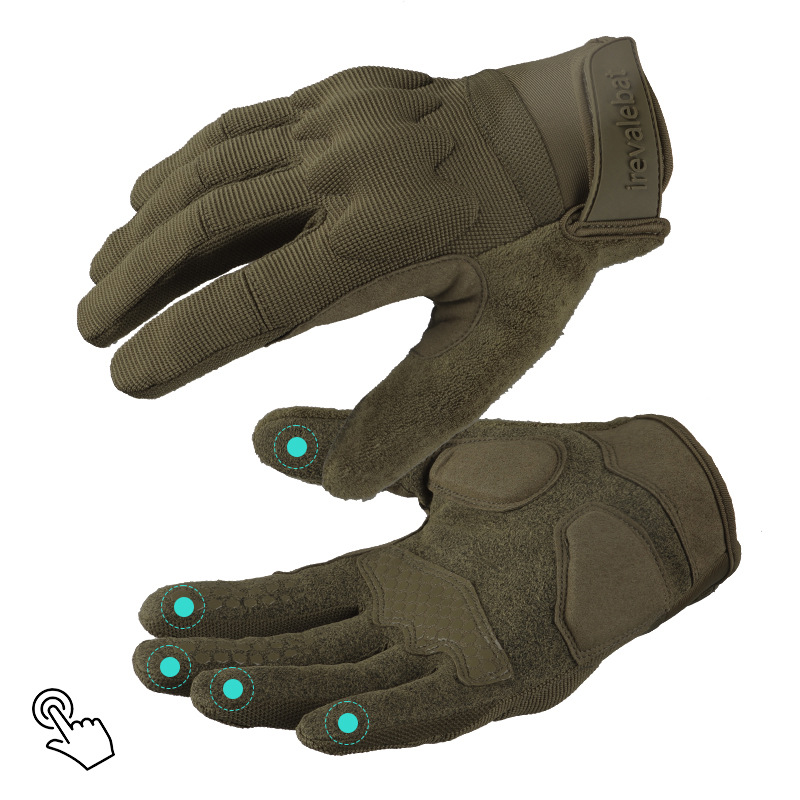 Cross-border Tactical Gloves Comfortable Protective Soft Shell Anti-crash Anti-drop Anti-slip Wear-resistant Outdoor Expansion Cycling Gloves Summer