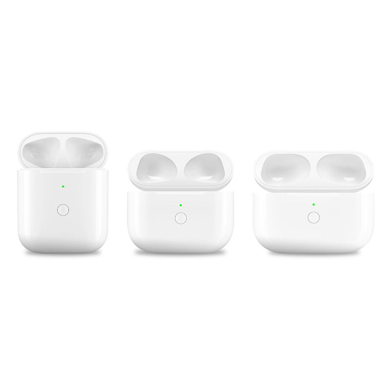 Airpods Pro Bluetooth イヤホン充電ケース 1/2/3rd 世代ワイヤレス充電バッテリーボックスシングル交換|undefined