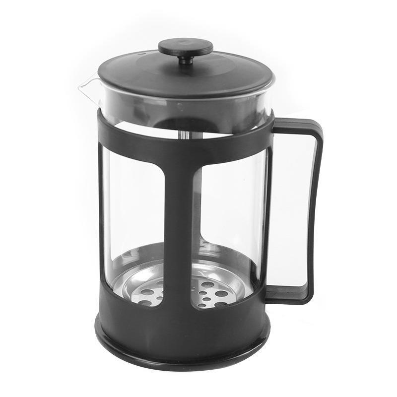 Stainless Steel Filter Mesh Tea Maker Hand Coffee Pot Presser Plastic Heat Resistant Borosilicate French Filter Presser